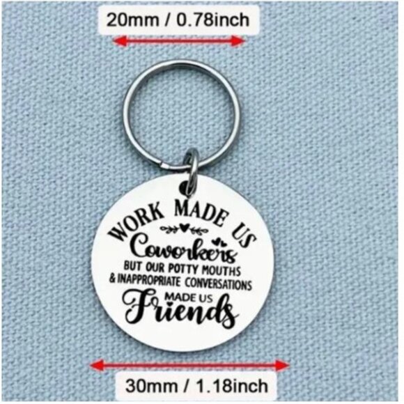 Work Made Us Coworkers Coffee Mug & Keychain Gift Set - NWOT - Picture 6 of 6